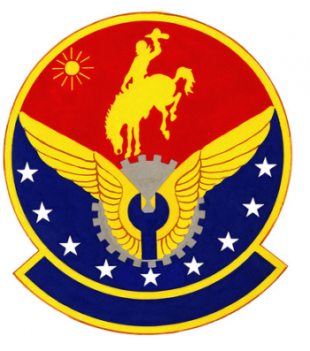 Coat of arms (crest) of the 153rd Consolidated Aircraft Maintenance Squadron, Wyoming Air National Guard