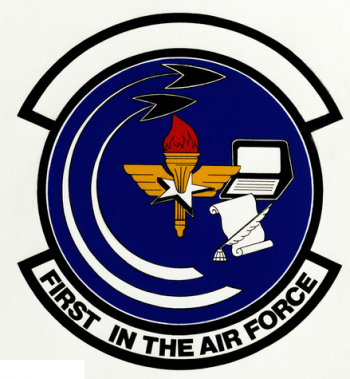 Coat of arms (crest) of the 64th Mission Support Squadron, US Air Force
