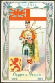 Arms, Flags and Types of Nations trade card Natrogat Schottland