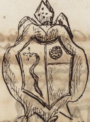 Arms (crest) of Ottaviano Visconti-Riario