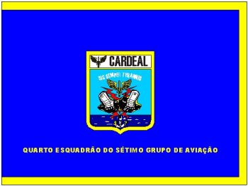 Coat of arms (crest) of 4th Squadron, 7th Aviation Group, Brazilian Air Force