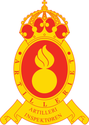 Coat of arms (crest) of the Artillery Inspector, Norwegian Army