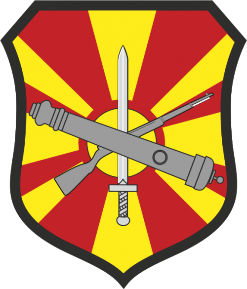 Arms (crest) of Reserve Forces Command, North Macedonia