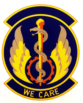 Coat of arms (crest) of the USAF Clinic McClellan, US Air Force