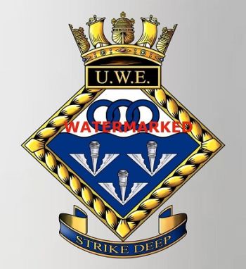 Coat of arms (crest) of the Underwater Weapons Establishment (UWE), Royal Navy