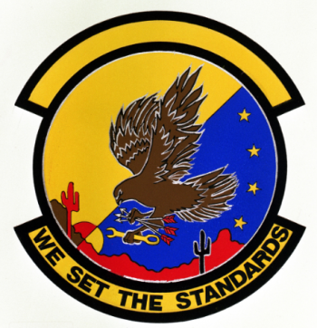 Coat of arms (crest) of the 162nd Consolidated Aircraft Maintenance Squadron, Arizona Air National Guard