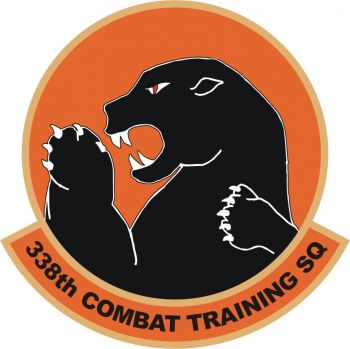 Coat of arms (crest) of the 338th Combat Training Squadron, US Air Force
