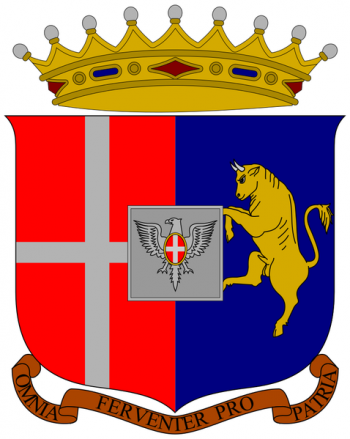 Coat of arms (crest) of the 4th Infantry Regiment Piemonte, Italian Army