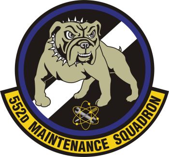 Coat of arms (crest) of the 552nd Maintenance Squadron, US Air Force