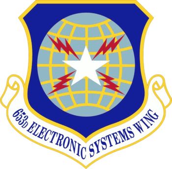 Coat of arms (crest) of the 653rd Electronic System Wing, US Air Force
