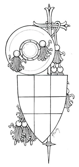 Arms (crest) of Robert de Genève
