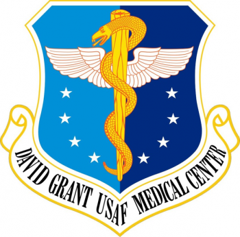 Coat of arms (crest) of the David Grant USAF Medical Center, US Air Force