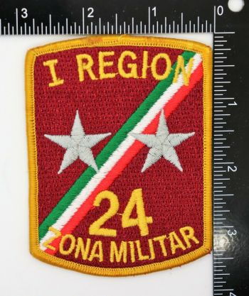 Coat of arms (crest) of the I Military Region - 24 Zone, Mexican Army