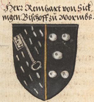 Arms (crest) of Reinhard von Sickingen