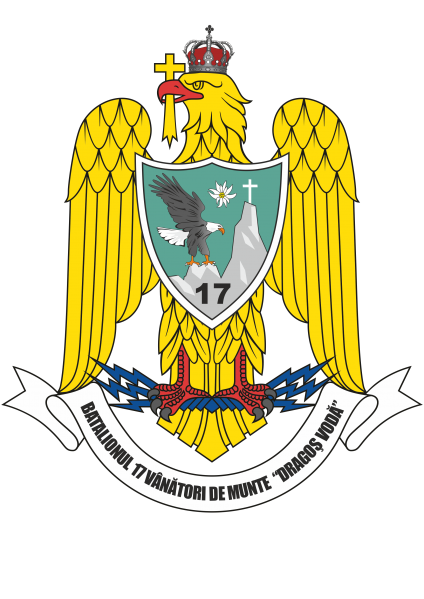 File:17th Mountain Rifle Battalion Dragoş Vodă, Romanian Army.png