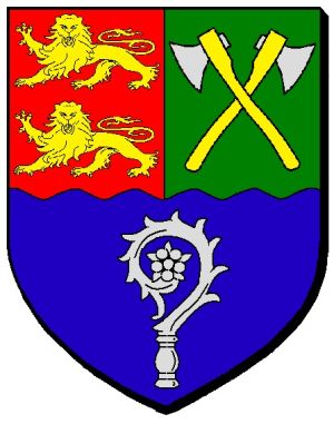 Blason de Neuville-sur-Touques/Coat of arms (crest) of {{PAGENAME