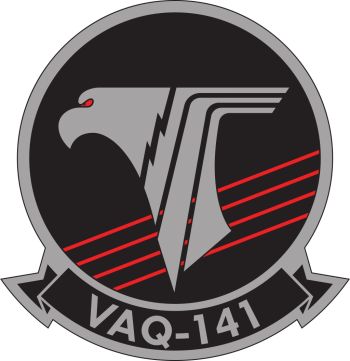 Coat of arms (crest) of the VAQ-141 Shadowhawks, US Navy