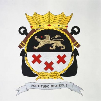 Coat of arms (crest) of the Zr.Ms. Willemstad, Netherlands Navy