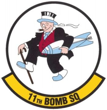 Coat of arms (crest) of the 11th Bombardment Squadron, US Air Force