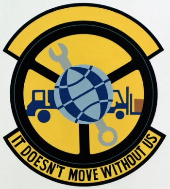 Coat of arms (crest) of the 22nd Transportation Squadron, US Air Force