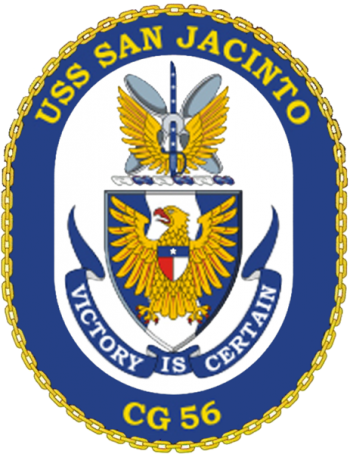 Coat of arms (crest) of the Cruiser USS San Jacinto