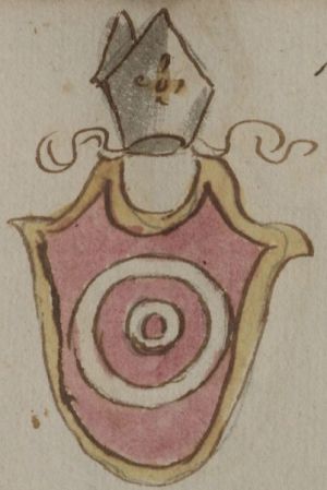 Arms of Bartolomeo Lanfredini