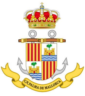 Coat of arms (crest) of the Naval Command of Palma de Mallorca, Spanish Navy