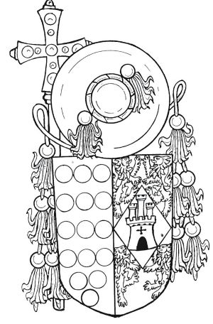 Arms of Pedro Gómez Sarmiento de Villandrando