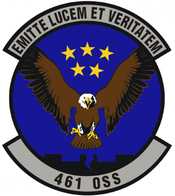 Coat of arms (crest) of the 461st Operations Support Squadron, US Air Force