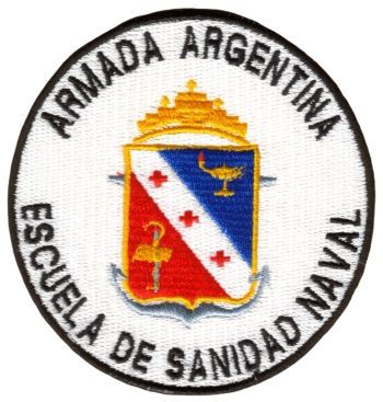 Coat of arms (crest) of the Naval Medical School, Argentine Navy