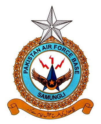 Coat of arms (crest) of Pakistan Air Force Base Samungli