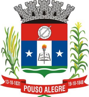Brasão de Pouso Alegre/Arms (crest) of Pouso Alegre