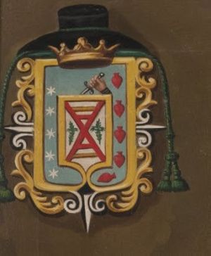 Arms of Francisco González de Salcedo Castro