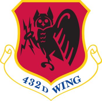 Coat of arms (crest) of the 432nd Wing, US Air Force