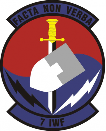 Coat of arms (crest) of the 7th Information Warfare Flight, US Air Force