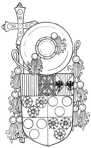 Arms (crest) of Joan de Margarit