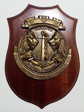 Coat of arms (crest) of the Naval Training and Recruting Center Taranto, Italian Navy
