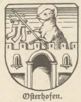 Wappen von Osterhofen/Arms (crest) of Osterhofen
