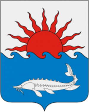 Arms (crest) of Primorsk-Akhtarsk Rayon