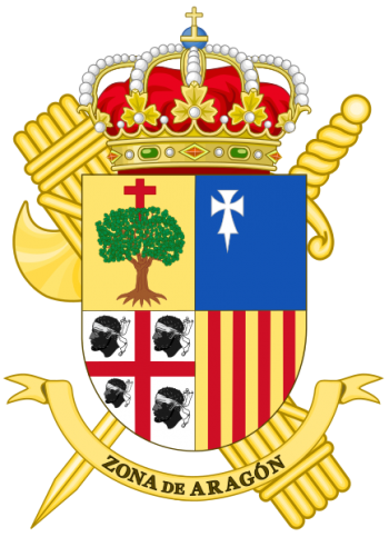 Arms of VIII Zone - Aragonia, Guardia Civil