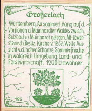 Wappen von Grosserlach/Coat of arms (crest) of Grosserlach