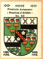 Wapen van Hove/Arms (crest) of Hove
