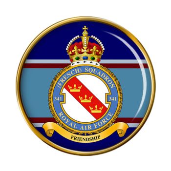 Coat of arms (crest) of the No 341 (French) Squadron - Groupe de Chasse 3-2 Alsace, Royal Air Force