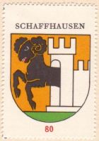 Wappen von Schaffhausen/Arms (crest) of Schaffhausen