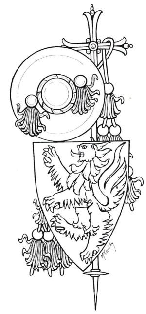 Arms (crest) of Sigismondo Pappacoda