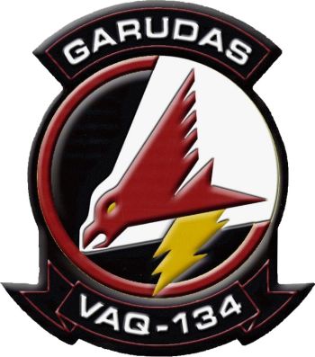 Coat of arms (crest) of the VAQ-134 Garudas, US Navy