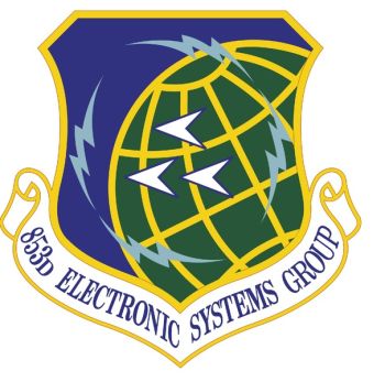 Coat of arms (crest) of the 853rd Electronic Systems Group, US Air Force