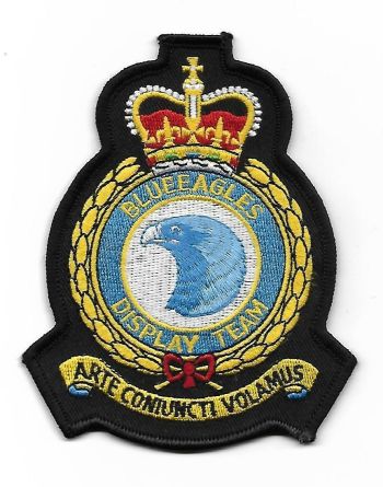 Coat of arms (crest) of the Blue Eagles Display Team, AAC, British Army