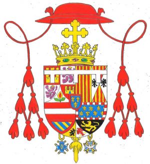 Arms (crest) of Luis de Borbón y Farnesio