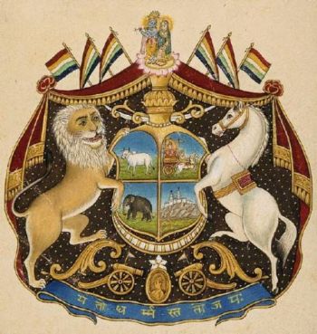Arms (crest) of Jaipur (State)